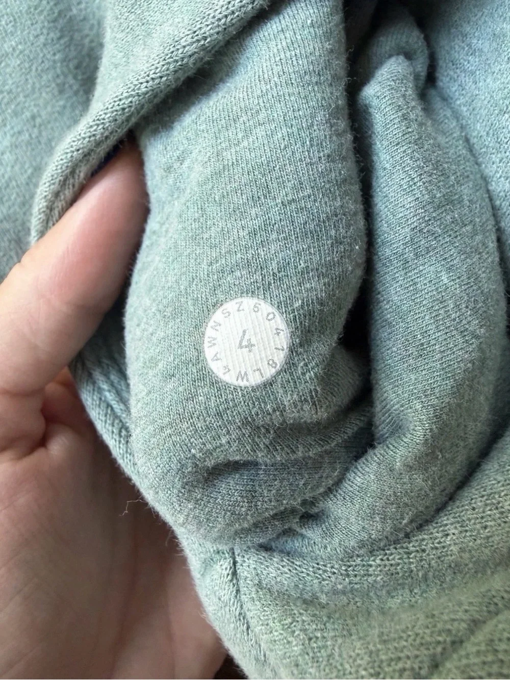Lululemon Scuba Full Zip Hoodie Heathered Desert Teal Women's Size 4 Sweatshirt